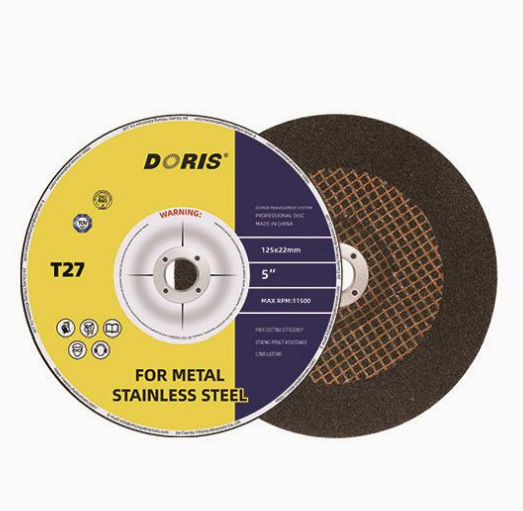 CENTER-DEPRESSED GRINDING WHEEL